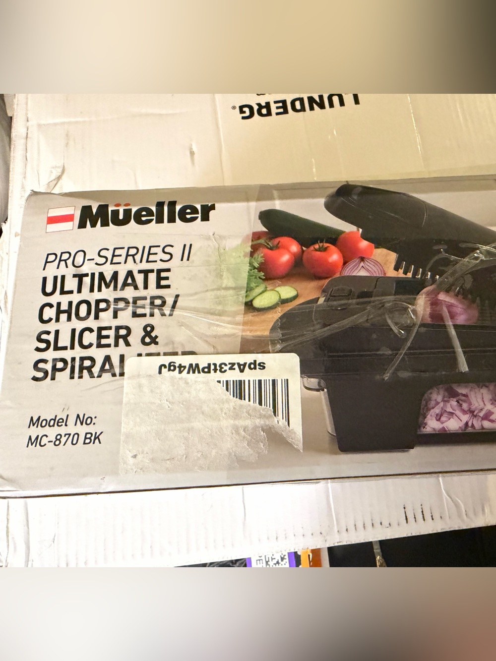 Mueller Pro-Series II Ultimate Chopper, Slicer & Spiralizer — Black NWT